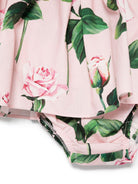 Gonna per neonata Dolce & Gabbana Kids rosa a fiori con pantaloncini abbinati L25I20 HS5S8 HF5IZ DOLCE & GABBANA KIDS 