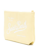 Pochette Aline MC2 Saint Barth giallo con stampa logo ALI0053 00766L MC2 ST. BARTH KIDS 