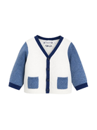Cardigan Tahiel per neonato Bonpoint multicolor con design color-block S06YCAK00003 202 BONPOINT KIDS 
