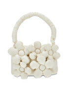 Borsa per bambina Monnalisa Kids bianca con design imbottito 17H001 8026 029F MONNALISA KIDS 