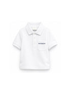 T-shirt per neonato Givenchy Kids bianca con colletto stile polo H31204 10P GIVENCHY KIDS 