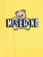 Costume intero per neonata Moschino Kids giallo con stampa Teddy sul davanti M2L00ALKA11 50577 MOSCHINO KIDS 