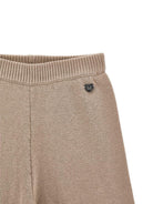 Pantaloni per bambina Monnalisa Kids beige con design lavorato a maglia 17H409 8060 0003 MONNALISA KIDS 