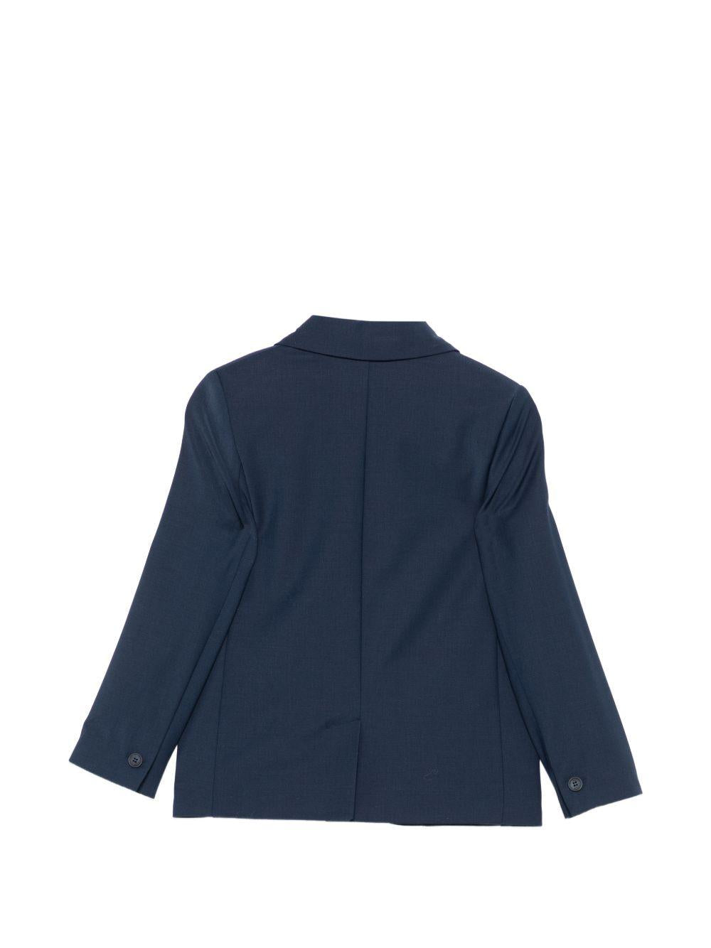 Blazer per bambino Fay Kids blu con revers classici FY2P94 I0315 620 FAY KIDS 