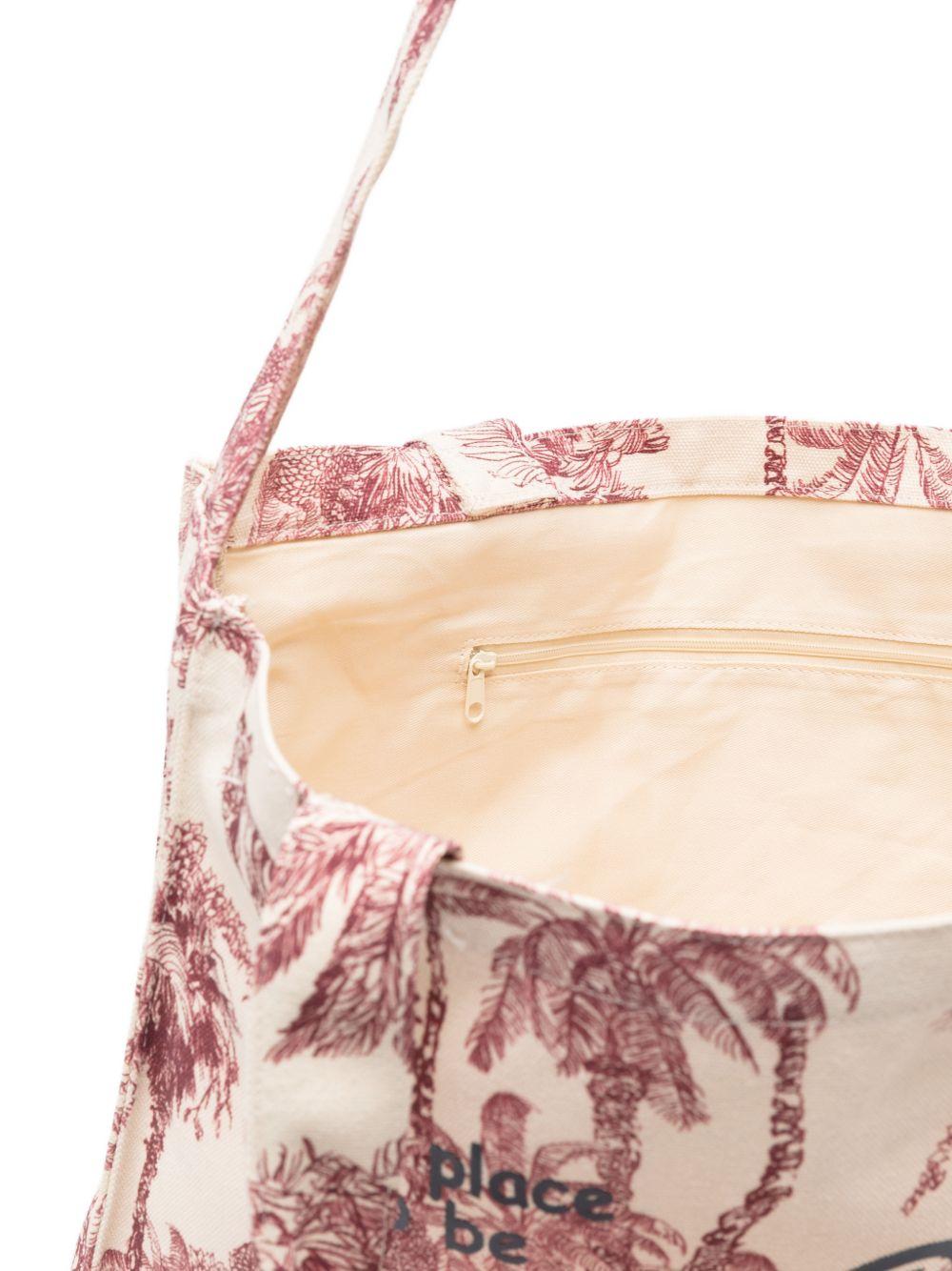 Borsa tote Essential Bag N MC2 Saint Barth multicolore con stampa tropicale EBAGN007 09110L MC2 ST. BARTH KIDS 