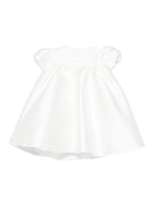 Abito per neonata La Stupenderia bianco con gonna a trapezio 1CCAB26 S60X28 LA STUPENDERIA 