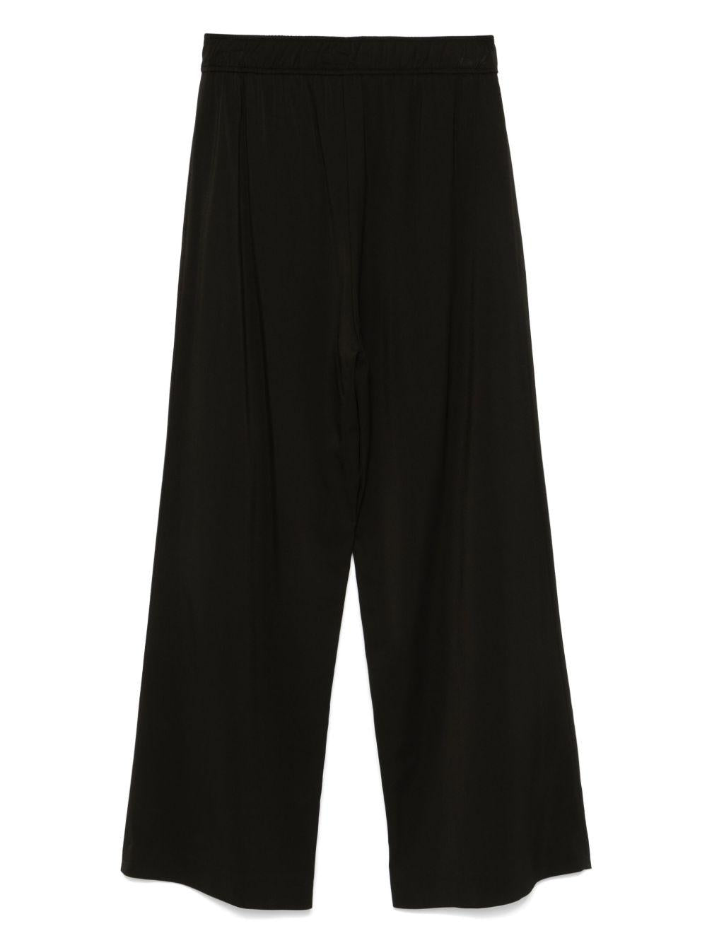 Pantaloni per donna Merci nero con vita elasticizzata P399 BLACK MERCI 