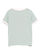 T-shirt per neonata Stella McCartney Kids verde con stampa sul davanti TX8091 Z0434 923 STELLA McCARTNEY KIDS 