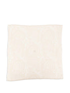 Coperta per neonati Etro Kids beige con motivo paisley GZ0510 Z1376 185 ETRO KIDS 