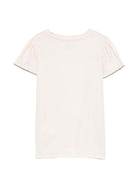 T-shirt per bambina Konges Slojd rosa con applicazione con paillettes KS104804 BUTTERCREAM KONGES SLOJD KIDS 