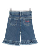 Shorts per neonata Monnalisa denim con ricamo di Minnie Mouse 39F406 6043 0055 MONNALISA 