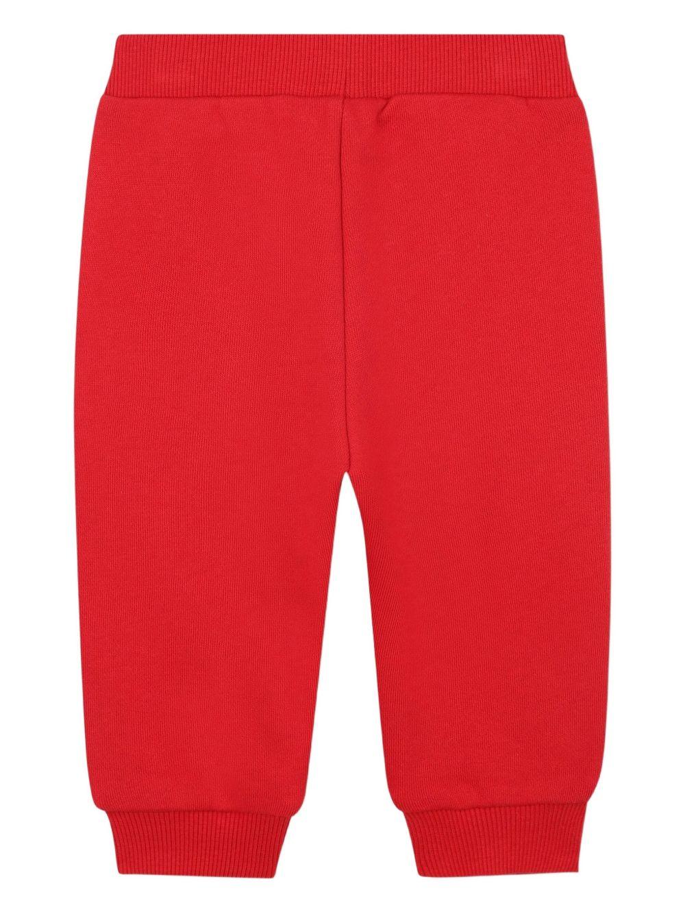 Set tuta sportiva per neonato Kenzo Kids rosso con logo K61502 968 KENZO KIDS 