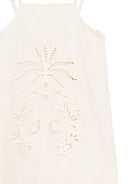 Abito per bambina Just Cavalli Kids beige con ricami JGP26151VE PRISTINE ROBERTO CAVALLI KIDS 
