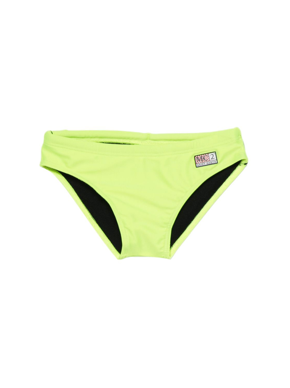 Slip da bagno per bambino MC2 Saint Barth Kids verde con fascia elastica BIL0001 01573L MC2 ST. BARTH KIDS 