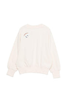 Felpa per bambina Molo beige decorata con macaron 2S26J210 9871 MOLO KIDS 