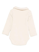 Tutina per neonati Donsje beige con ricamo biscotto sul davanti 3042501 00004 DONSJE 