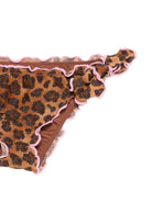 Costume per bambina MC2 Saint Barth Kids marrone con stampa animalier CRIC001 00520L MC2 ST. BARTH KIDS 