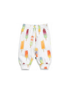 Pantatuta per bambini Molo bianco con stampa gelato all-over 6S26I205 9561 MOLO KIDS 