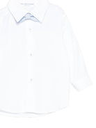 Set camicia e salopette per neonato Colorichiari azzurro con bretelle MN308401 4884 53 COLORICHIARI KIDS 