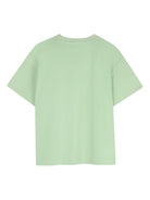 T-shirt per bambino Kenzo Kids verde con stampa logo sul petto K61670 61B KENZO KIDS 