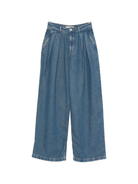 Jeans per donna The New Society denim con tasche laterali AW25WPA23C7 BLUE DENIM THE NEW SOCIETY 