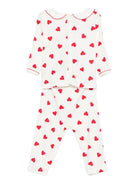 Tutina per neonati Petit Bateu bianca con stampa con cuore A0DRL 01 PETIT BATEAU KIDS 