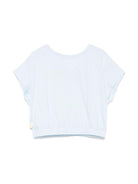 T-shirt per bambina Billieblush azzurro con motivo cuore U20952 76F BILLIEBLUSH KIDS 