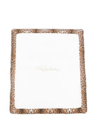 Coperta da culla per neonata Roberto Cavalli Kids bianca con dettagli animalier CLP26019CE MACULA N.H ROBERTO CAVALLI KIDS 