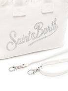 Borsa Vanity Mini MC2 Saint Barth bianca con logo sul davanti VAMI001 02571L MC2 ST. BARTH KIDS 