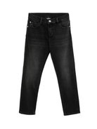 Jeans per bambina Versace Kids in denim nero modello dritto 10184651A13136 1D040 VERSACE KIDS 