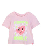 Set t-shirt e shorts per neonata BIllieblush rosa con stampa grafica U21780 148 BILLIEBLUSH KIDS 