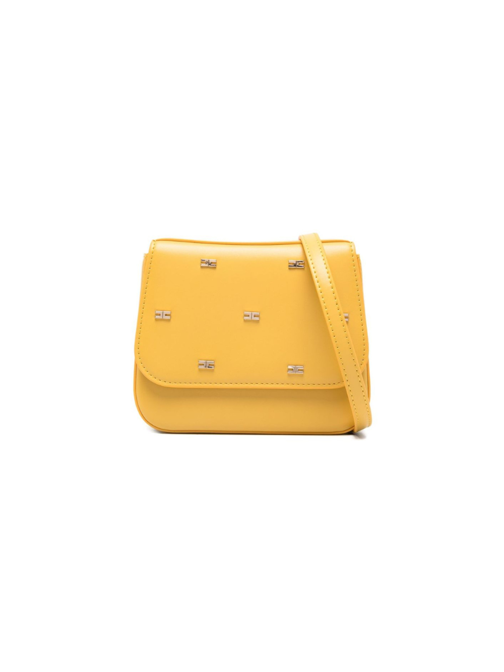 Borsa a tracolla mini per bambina Elisabetta Franchi La Mia Bambina giallo con logo EFBO112CTV025 2033 ElISABETTA FRANCHI 