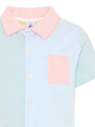 Pigiama per bambini Petit Bateau multicolore con taschino sul petto A0F1M 01 PETIT BATEAU 