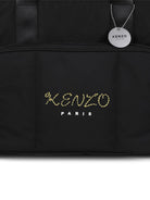 Borsa fasciatoio per neonati Kenzo Kids nera con ricamo K61828 095 KENZO KIDS 