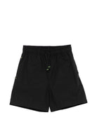 Shorts per bambino MSGM Kids nero con coulisse S6MSJBBE190 110 MSGM KIDS 