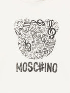 Abito per bambina Moschino Kids bianco con cappuccio HDV0GRLDA58 10123 MOSCHINO KIDS 