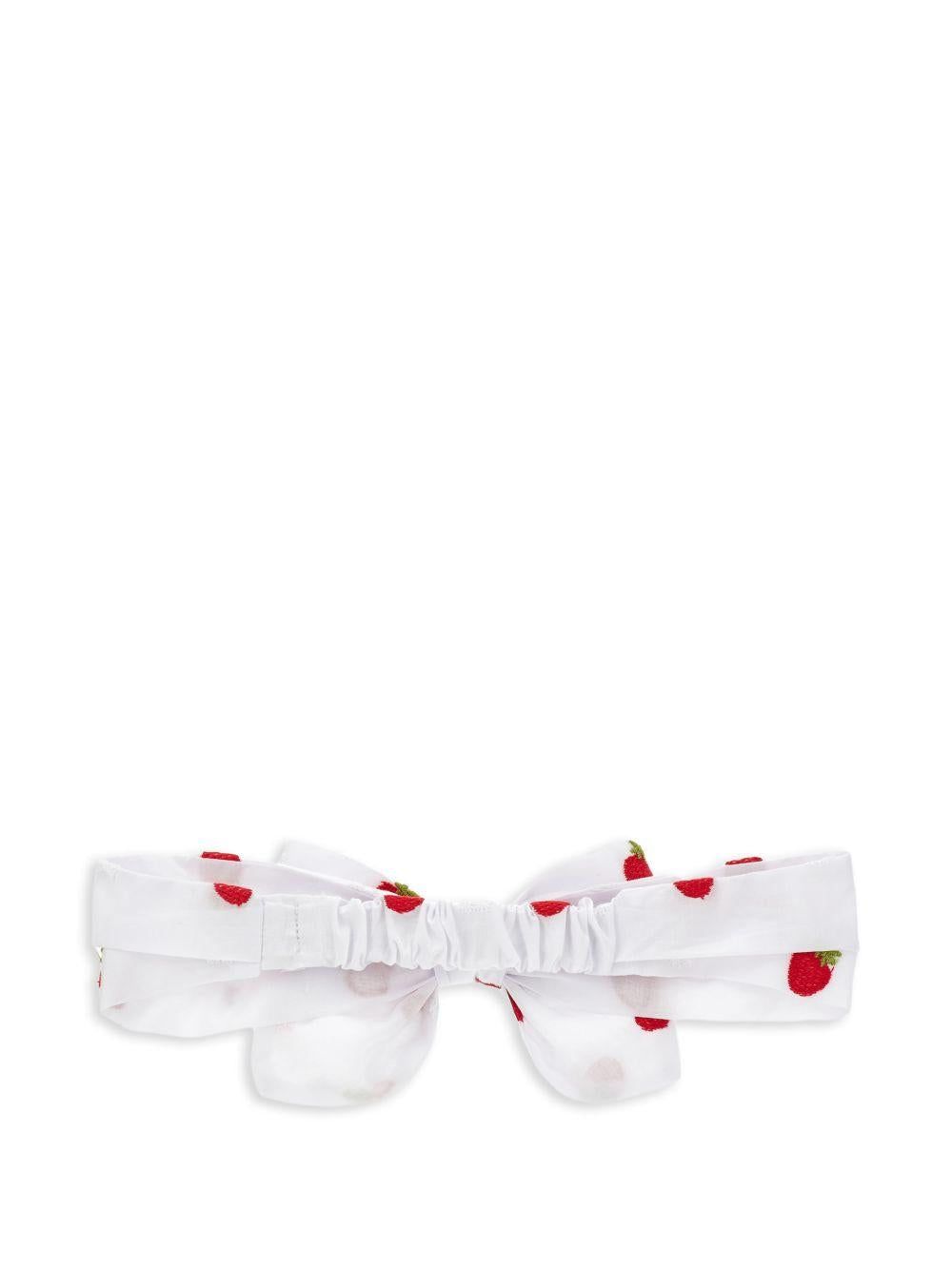 Fascia per neonata Monnalisa bianca con fiocco 39G007 7944 9944 MONNALISA 