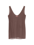 Mini abito da donna MC2 Saint Barth marrone con motivo stella marina RAA0001 09609L MC2 ST. BARTH 