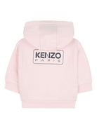 Set tuta sportiva per neonata Kenzo Kids rosa con stampa con logo posteriore K61513 46M KENZO KIDS 