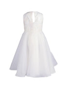 Abito per bambina Il Gufo x Emé bianco con decorazione con paillettes P26GVA0013MEY08 100 IL GUFO KIDS 