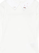 Tutina per neonati Bonpoint bianca con dettagli ricamati N05OUNK00001 002 BONPOINT 