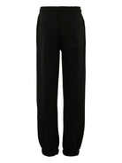 Pantaloni sportivi per bambino MSGM Kids nero con polsini elasticizzati F5MSJUFP024 110 MSGM KIDS 