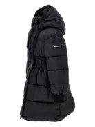 Piumino per bambina Monnalisa nero con cappuccio 17F102 6021 0050 MONNALISA 