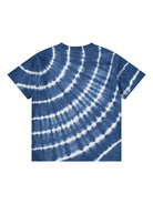 T-shirt Riley per bambino Molo blu con fantasia tie-dye 6S26A213 5988 MOLO KIDS 