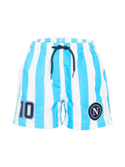 Costume per bambino MC2 Saint Barth Kids azzurro con stemma Napoli sul davanti JEA0001 07458L MC2 ST. BARTH KIDS 