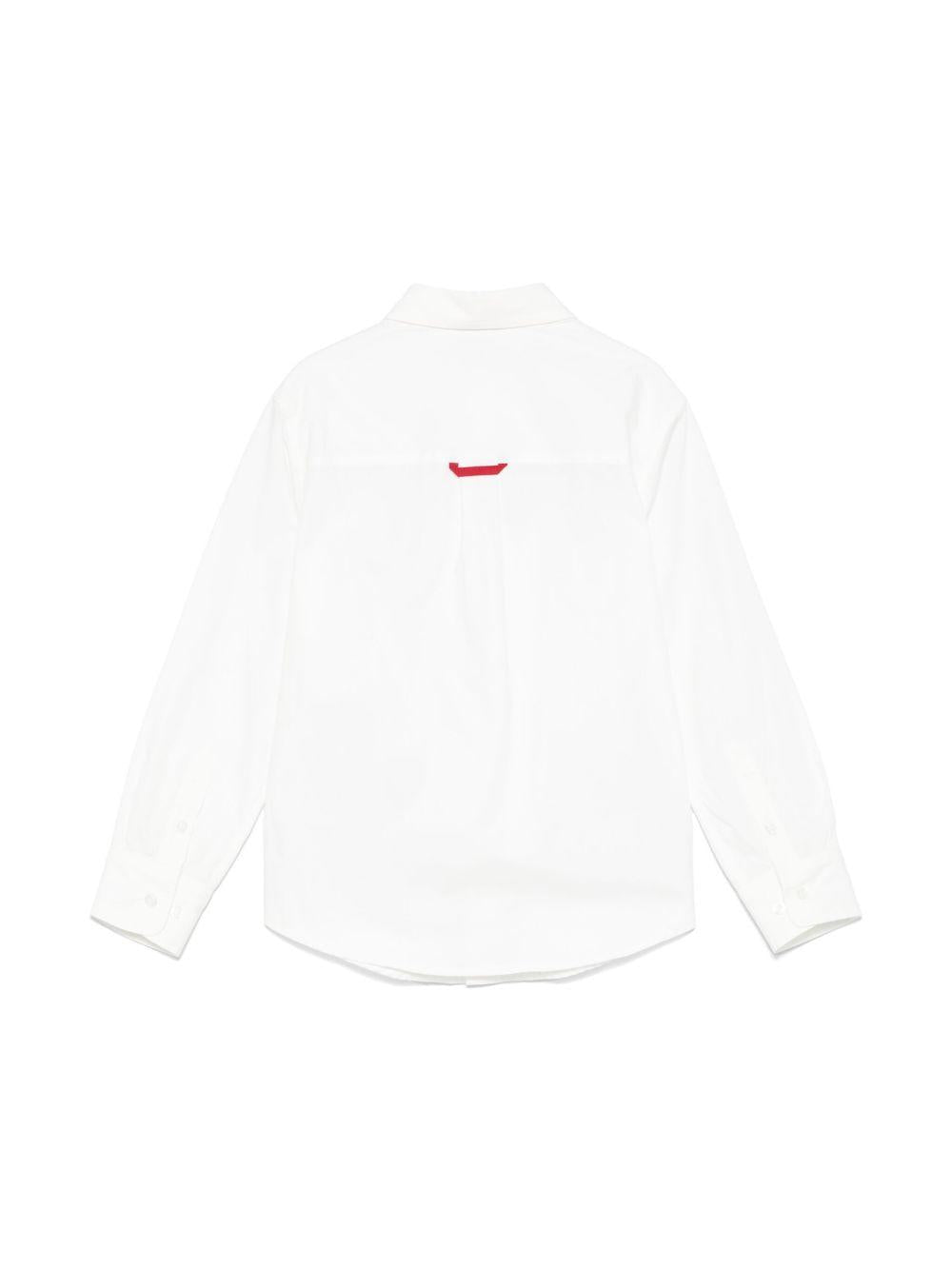 Camicia per bambino Fay Kids bianca con colletto alla francese FW5Q20 P0013 101 FAY KIDS 