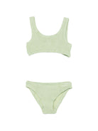 Bikini Baker W per bambina MC2 Saint Barth Kids verde testurizzato BAK0002 00034L MC2 ST. BARTH KIDS 
