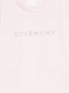 T-shirt per neonata Givenchy Kids rosa con maniche arricciate H30903 44Z GIVENCHY KIDS 
