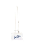 Borsa Vanity Mini MC2 Saint Barth bianca in pizzo sangallo VAMI018 00434L MC2 ST. BARTH KIDS 