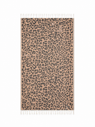Telo mare MC2 Saint Barth marrone con stampa leopardata FOUT009 02712L MC2 ST. BARTH KIDS 